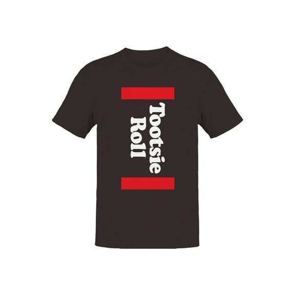 Officially Licensed Tootsie Roll Classic Horizontal Logo Men's T-shirt