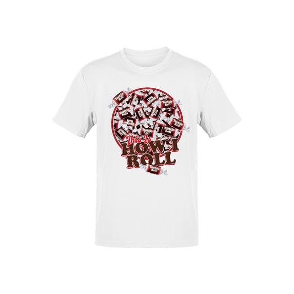 Officially Licensed Tootsie Roll How I Roll Fun Women's T-shirt
