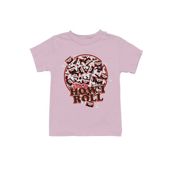 Officially Licensed Tootsie Roll How I Roll Fun Youth's T-shirt