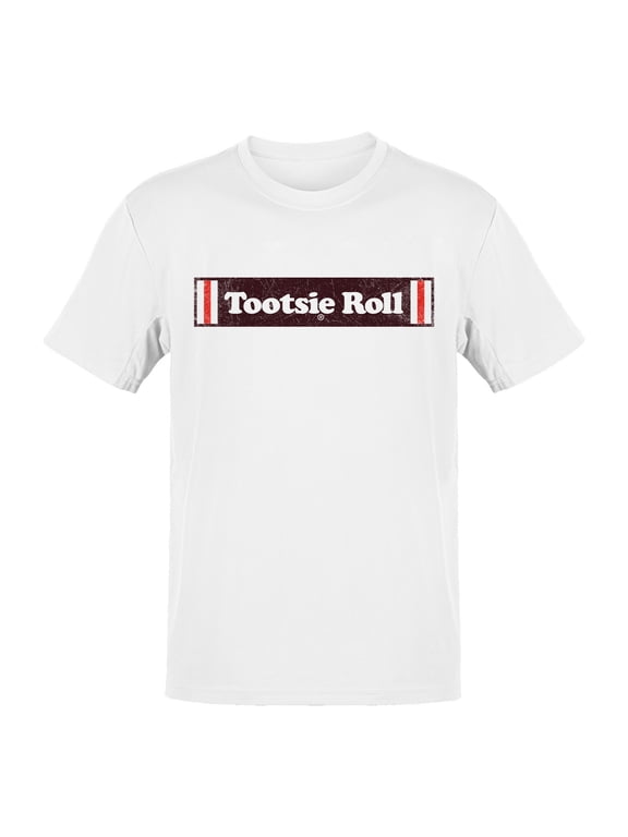 Officially Licensed Tootsie Roll Logo Design Men's T-shirt
