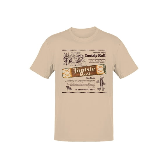 Officially Licensed Tootsie Roll The Sweet History Men's T-shirt