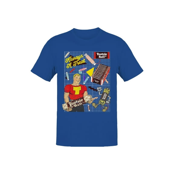 Officially Licensed Tootsie Roll Vintage Advertisement Collage Men's T-shirt