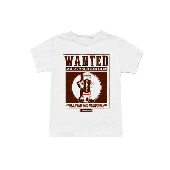 Officially Licensed Tootsie Roll Wanted: America's Favorite Candy Bandit Youth's T-shirt