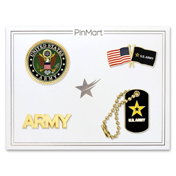 Officially Licensed U.S. Army 4-Pin Set