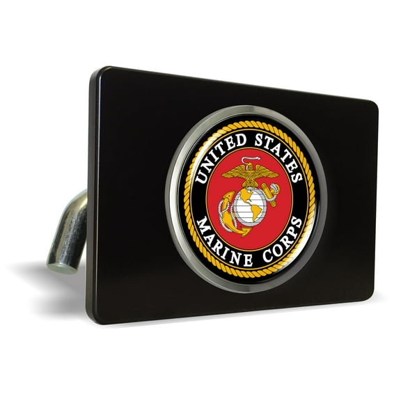[Officially Licensed Product] - USMC Metal Trailer/Tow Hitch Cover with Emblem