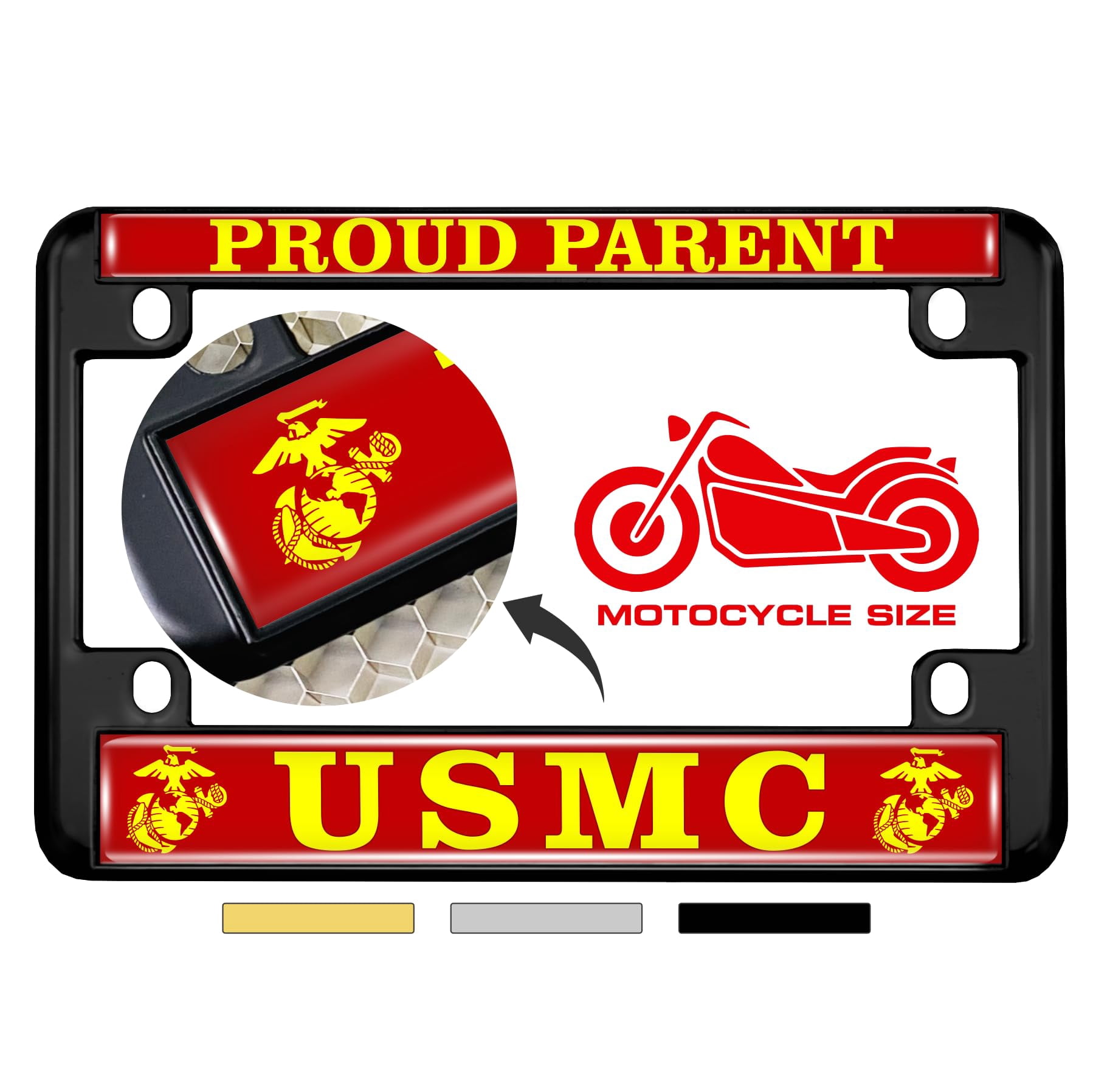 [Officially Licensed USMC Product] - Motorcycle Domed Custom-Made ...
