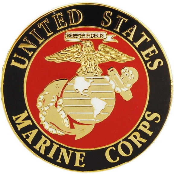 Officially Licensed United States Marine Corps USMC 1" Lapel Pin 1 Pin