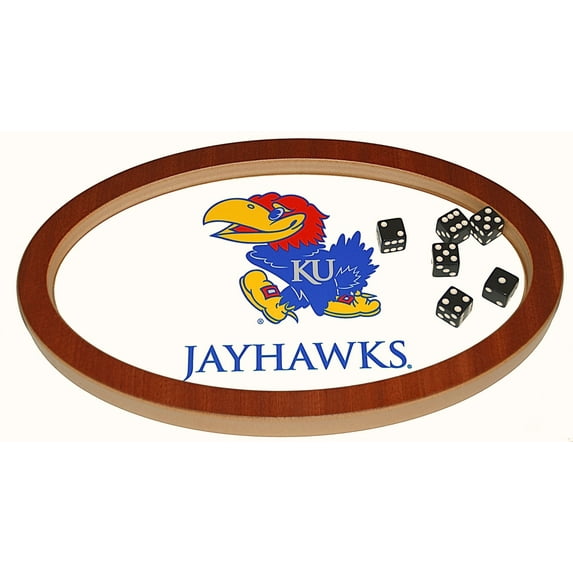 Officially Licensed University of Kansas Farkle Dice Game from Across the Board