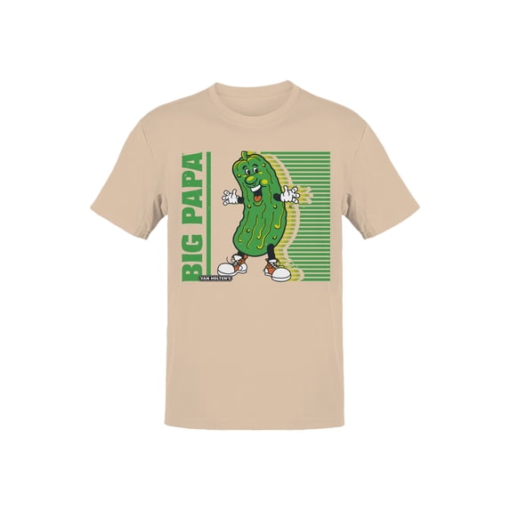 Officially Licensed Van Holten Pickles Big Papa Pickle Cartoon Fun Women's T-shirt