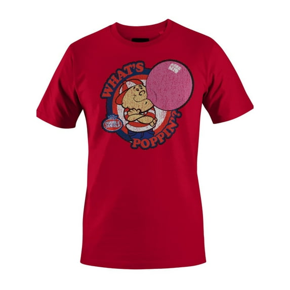 Officially Licensed What's Poppin' Vintage Bubble Gum Cartoon Men's T-shirt