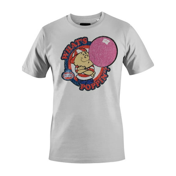 Officially Licensed What's Poppin' Vintage Bubble Gum Cartoon Men's T-shirt