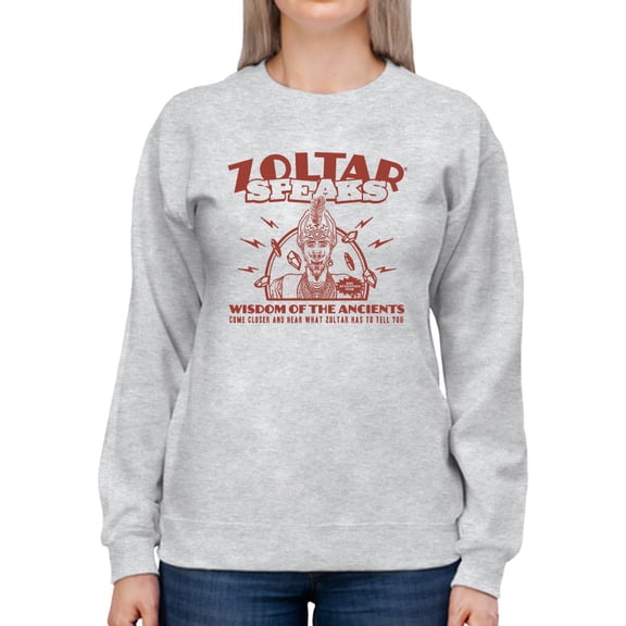 Officially Licensed Zoltar - Wisdom Of The Ancients Women's Sweatshirt