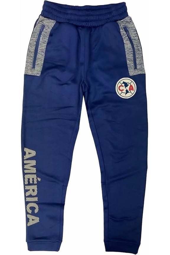 Officially Licensed by Icon Sports Club America Jogger, Athletic Pants, Adult Large