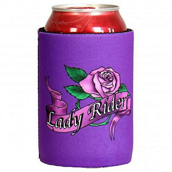 Officially Licnesed, Drink Can Wrap Sleeve (Lady Rider Purple)