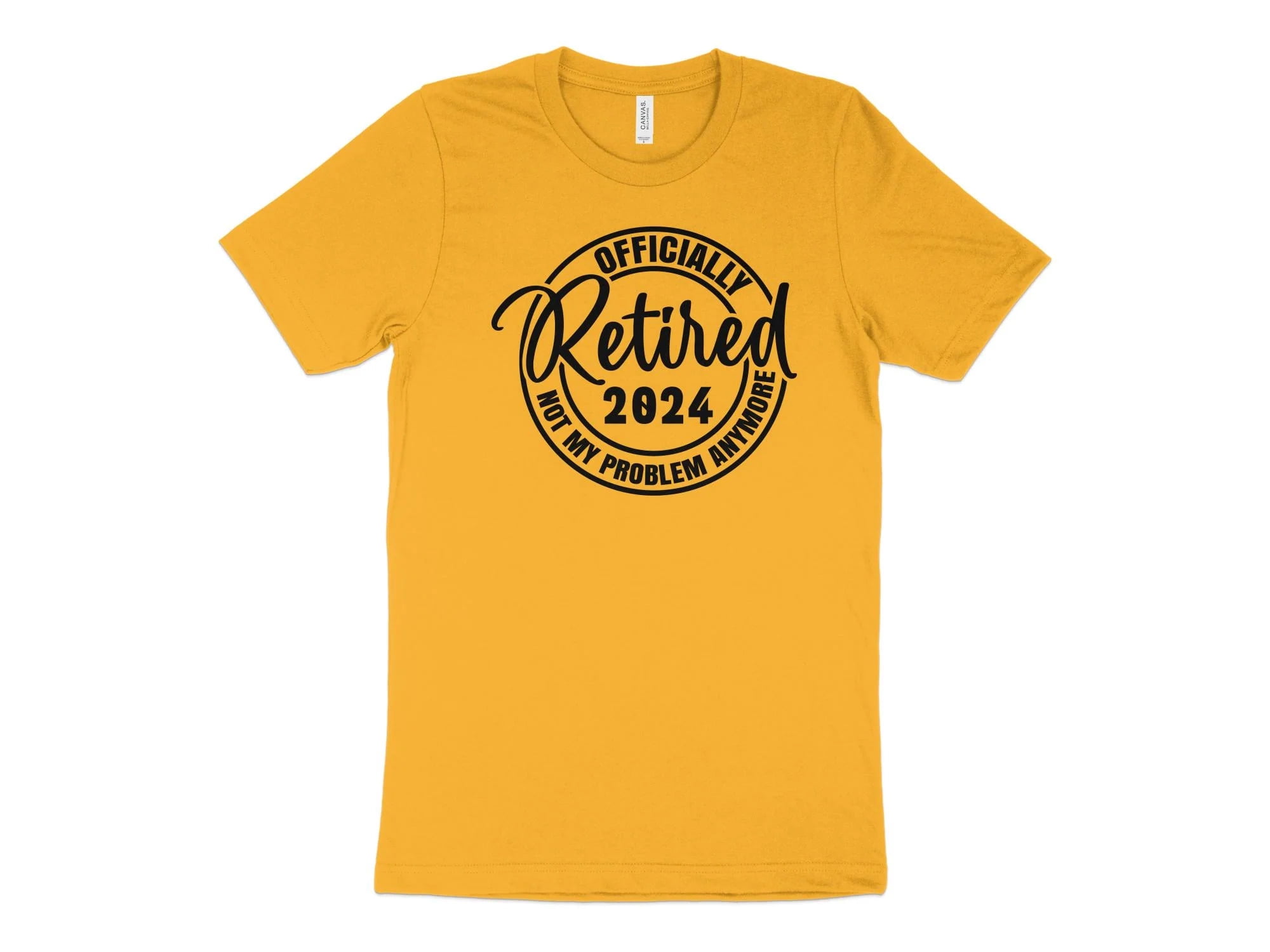 Officially Retired 2024 T-Shirt, Retirement Gifts For Him, Retirement
