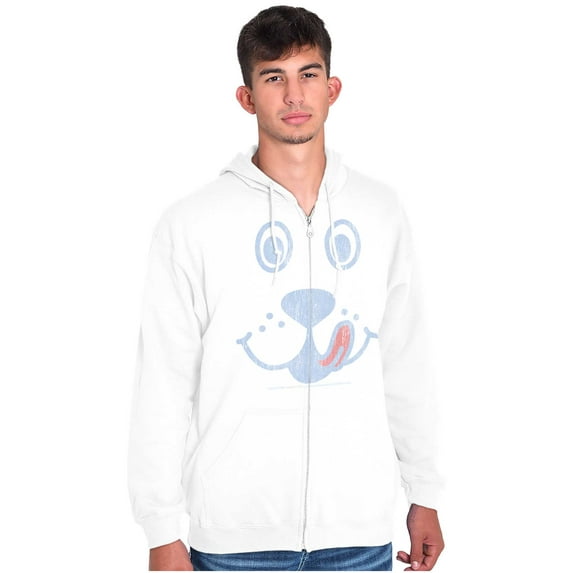 Officially Slush Puppie Puppy Logo Zip Up Hoodie Men's Women's Brisco Brands S