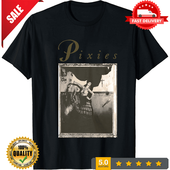Officially licensed Pixies Surfer Rosa Mens Black T Shirt Pixies Classic Tee, LIMITED EDITION-TH64972