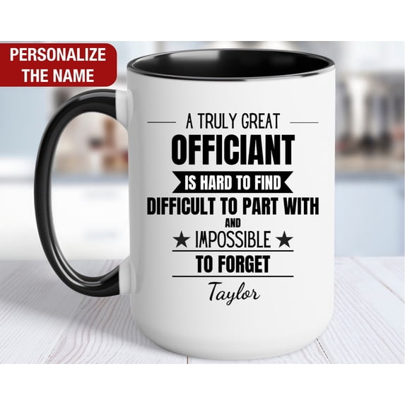Officiant Gift Personalized Mug Officiant Thank You Officiant Retirement Farewell Gifts Of
