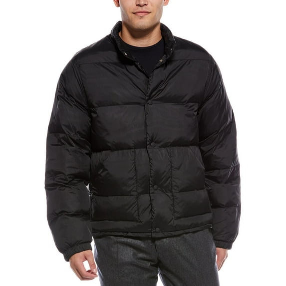 Officine Générale mens Horace Puffer Coat, XL, Black