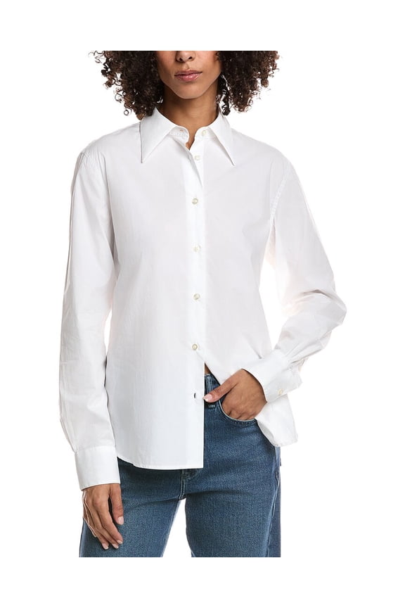 Officine Générale womens Officine Generale Ella Shirt, XXL, White