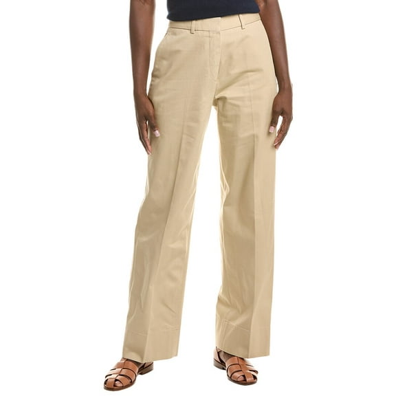 Officine Générale womens Officine Generale Sally Twill Pant, 34, Brown