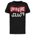 thumbnail image 1 of Offline Club Slogan T-Shirt Men -Image by Shutterstock, Male Small, 1 of 2