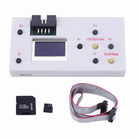 Offline Controller for CNC 3018 Pro 2418 Pro 1610 Pro DIY Laser Engraver Cutter Machine 1GB TF Card 3 GRBL,1 x GRBL off-line controller 1 x Extension Cable,As Shown