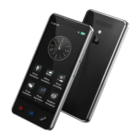 Offline Language Translator Device, Two-Way Smart Voice and 75+Offline Languages Photo Pocket Translator Real Time, Audifonos traduetores de/Traductor de idiomas,Online Offline,Business/Travel