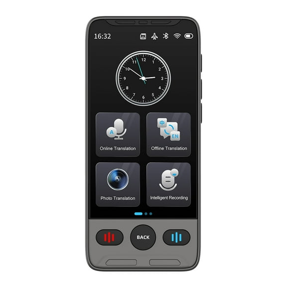 Offline translator with multilingual voice simultaneous translation recording and text photo translation machine intelligent online simultaneous interpretation equipment foroverseas meetings Chinese