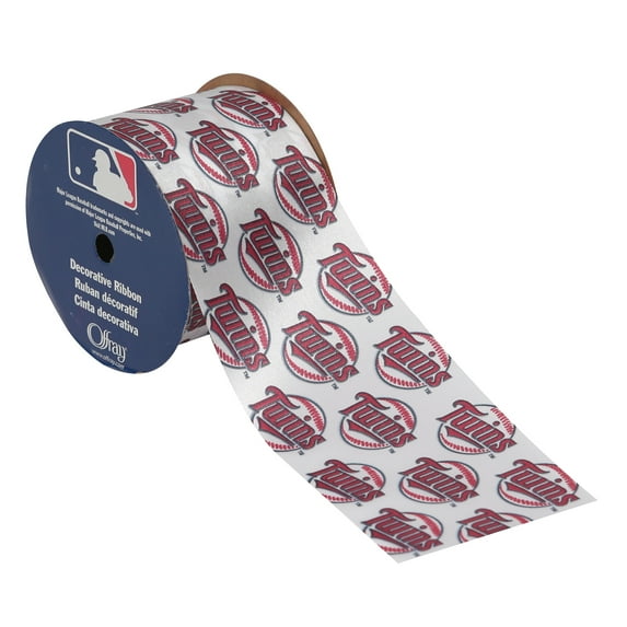 Offray 2.5"x9' MLB Minnesota Twins Ribbon