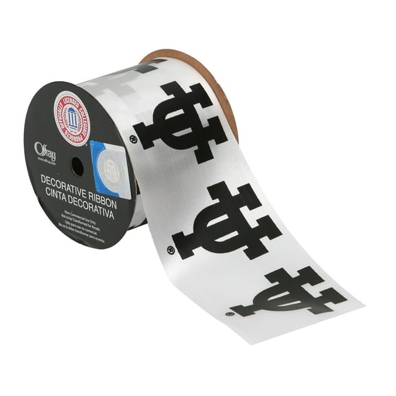 Offray 2.5"x9' Texas Longhorns Sport Print Ribbon