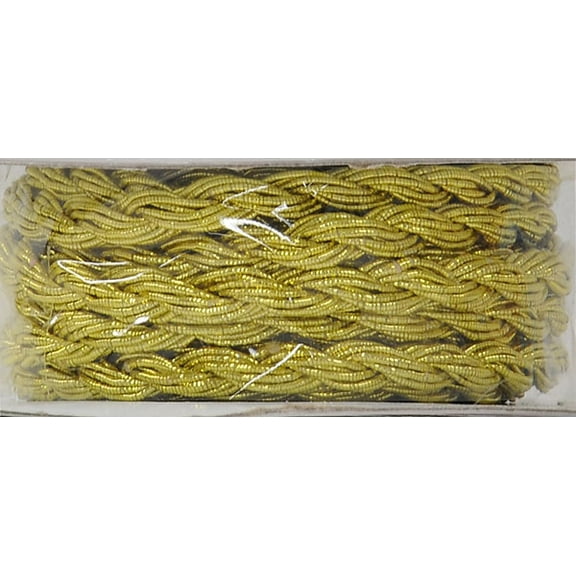 Offray 3/8" Metallic Trim Cord-Gold