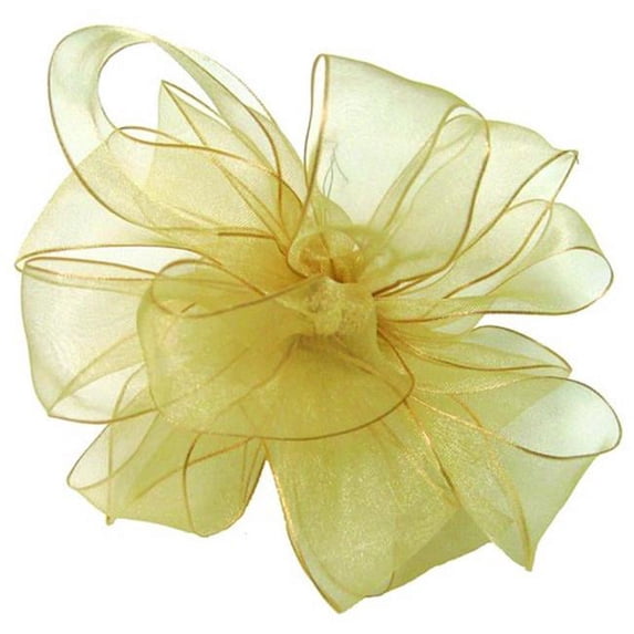 Offray 415665 0.62 in. Wired Edge Encore Ribbon - 25 Yards- Gold - No. 3