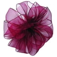 thumbnail image 1 of Offray 415757 0. 62 inch Wired Edge Encore Ribbon - 25 Yards, Burgundy - No.  3, 1 of 1