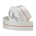thumbnail image 1 of Offray 5/8" Center Stitch Ribbon-Pink & White, 1 of 3
