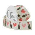 thumbnail image 1 of Offray 5/8" Lipstick Hearts Ribbon, 1 of 3