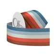 thumbnail image 1 of Offray 5/8" Stripes Microspool Ribbon-Red, White, & Blue, 1 of 3