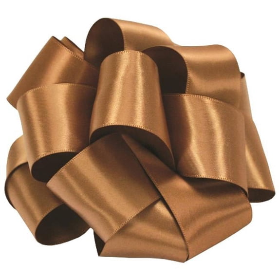 Offray 677252 1. 5 inch Double Face Satin Ribbon - 50 Yards, Coffee - No. 9