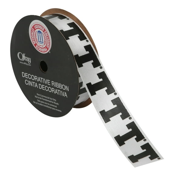 Offray 7/8"x9' CLC Texas Longhorns Ribbon