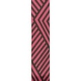 thumbnail image 1 of Offray 930463 1. 5 inch Wired Edge Jive Ribbon - 25 Yards, Shock Pink - No.  9, 1 of 1