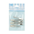 thumbnail image 1 of Offray Accessories, Silver 1 3/4 inch Small Metal Pointed Hair Clips great for DIY hair bows, 6 count, 1 Package, 1 of 5