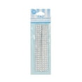 thumbnail image 1 of Offray Accessories, Silver Adhesive Gems are great additions to self printed invitations, scrap booking or any craft project, 3 strips, 1 Package, 1 of 5