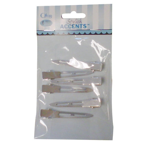 Offray Berwick Offray Accents Pointed Clip, 6 Count