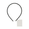Offray Black Satin Headband perfect hair crafting accessory for