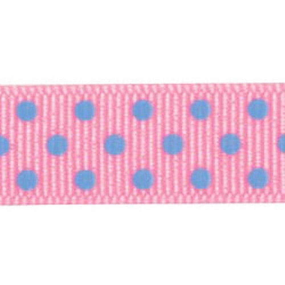 Offray Clear Confetti Dots Ribbon, 5/8