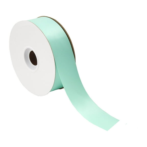 Offray Double Face Satin Ribbon, 1-1/2" Wide, 50 Yards, Mint