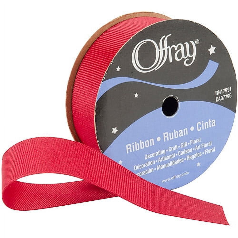 Offray Grosgrain Ribbon, 7/8" x 18'
