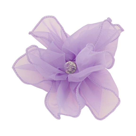 Offray Large Sheer Purple Flower, 1 Each