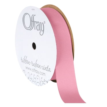 Ribbon Bazaar Luxious Satin 1 inch Powder Pink 25 yards 100% Polyester ...