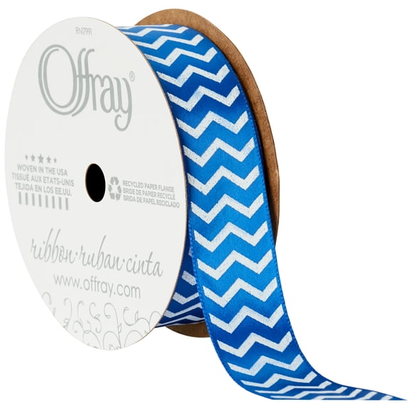 Offray Red Monozag Ribbon, 1 Each